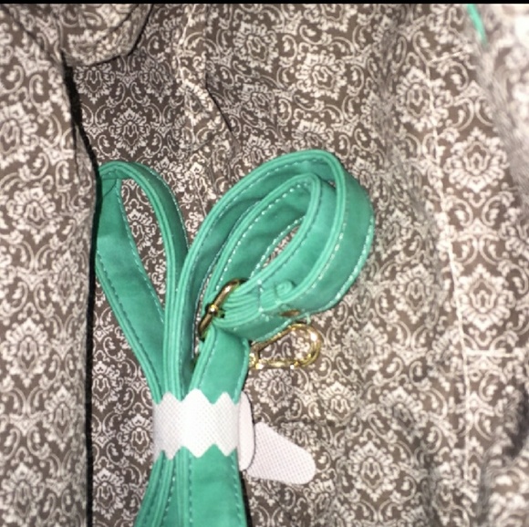 Faux suede satchel w/adjustable strap. NO OFFERS - Picture 3 of 3